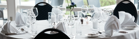 dug og servietter til selskab på Hotel Juelsminde Strand