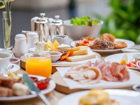 Danish breakfast buffet at Hotel Juelsminde Strand